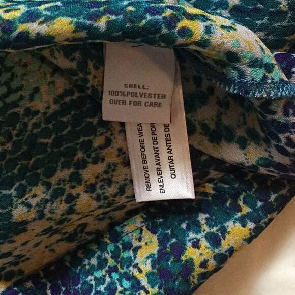 Ladies long sleeve sheer career top in size small - Picture 7 of 8